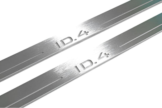 Volkswagen ID.4 E21 2020+ Stainless Steel LED Door Sills – ID.4 Logo