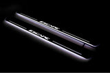 Ford Escape III 2013+ illuminated entry guards in stainless steel with Escape logo