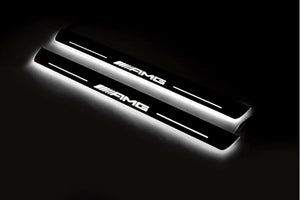 Mercedes-Benz S-Class W222 2013+ Stainless Steel LED Door Sills – AMG