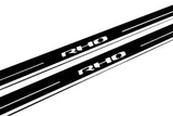 illuminated door sill protectors stainless steel RAM 1500 V 2019+ with RHO logo
