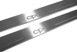 LED door sill plates Opel Insignia I G09 2008+ in stainless steel with OPC logo