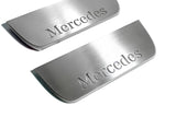 Mercedes ML W164 2005+ LED door sill plates with Mercedes-Benz logo