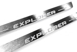 Ford Explorer V 2011+ LED door sill plates with Explorer logo