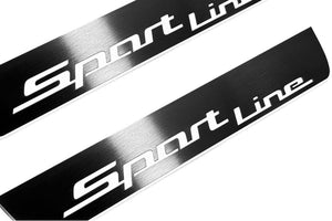 BMW X6 G06 2019+ LED Door Sills Illuminated Scuff Sport Line Logo Stainless Steel Entry Guards Door Sills Decoin
