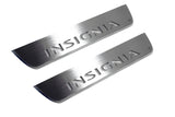 Vauxhall Insignia I 2008+ door sill plates in stainless steel with Insignia logo