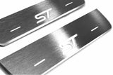 stainless steel LED door sill plates for Ford Focus III 2011+ with ST logo