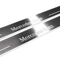 Mercedes CLK W209 2001-2009 LED Door Sills Illuminated Scuff Mercedes-Benz Logo Stainless Steel Entry Guards Door Sills Decoi