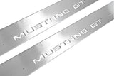 stainless steel door sill plates for Ford Mustang V S197 2005+ with Mustang GT logo