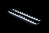 LED door sill plates stainless steel Renault Megane III 2009+ with Megane logo