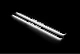 illuminated door sill protectors RAM 1500 IV 2009+ in stainless steel with Illuminated RAM 1500 logo