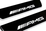 Mercedes GLE II W167 W167 2019+ stainless steel LED door sill plates with AMG logo