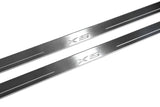 LED door sill plates BMW X5 E70 2006+ in stainless steel with X5 logo