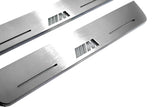 BMW 5 G30 2017+ LED door sill plates with M Performance logo