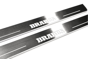 Mercedes-Benz GLS I X166 2015+ Stainless Steel LED Door Sills – Brabus