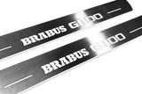Mercedes G-Class W464 2018+ LED door sill plates with Brabus G800 logo