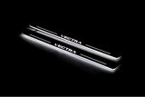 Vauxhall Vectra C 2002+ LED door sill plates with Vectra logo