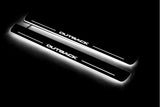 stainless steel door sill plates for Subaru Outback IV 2009+ with Outback logo