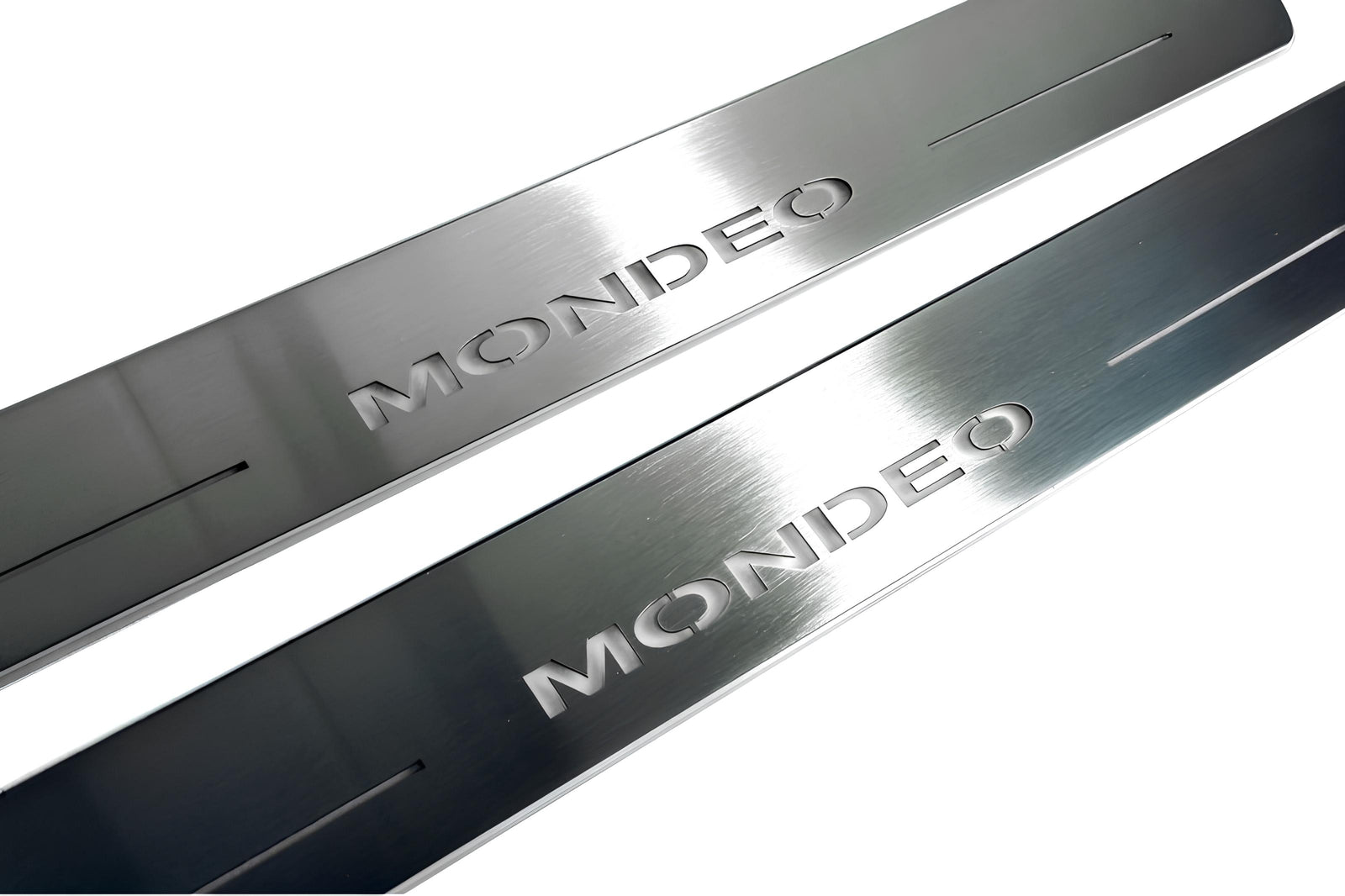 LED door sill plates stainless steel Ford Mondeo IV 2007+ with Mondeo logo