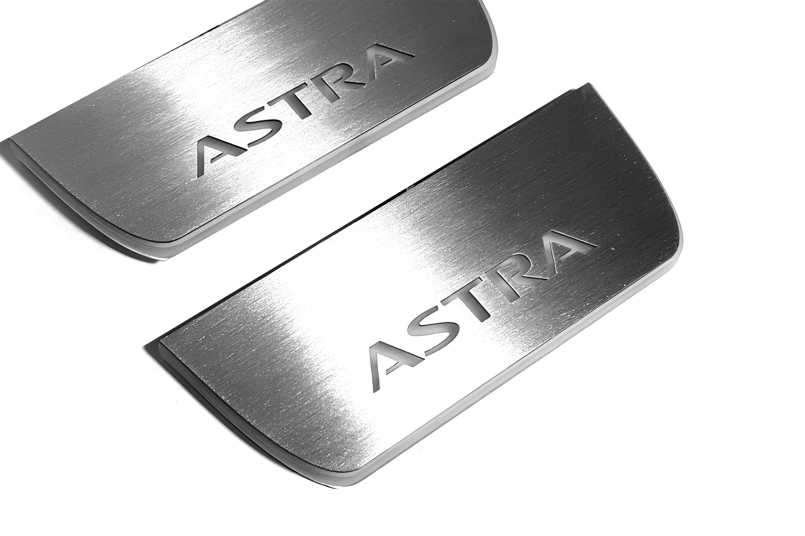 stainless steel LED door sill plates for Opel Astra J 2009+ with Astra logo