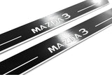 Mazda 3 IV 2019+ Stainless Steel LED Door Sills – Mazda 3 Logo