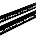 Illuminated LED Door Sill Tread Plates Ford Mustang VII 2023+ With Mustang Dark Horse Logo Ford Led Door Sills opdesign