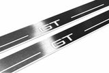 LED door sill plates for Ford Mach-E 2020+ stainless steel with GT logo
