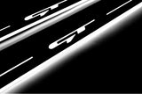 stainless steel LED door sill plates for KIA Optima IV 2015+ with GT logo