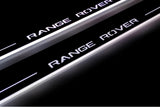 LED door sill plates stainless steel Range Rover IV 2012+ with Range Rover logo