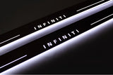 LED door sill plates for Infiniti G 4D 2007+ with Infiniti logo