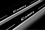 LED door sill plates for Toyota Camry V50 2012+ with Camry logo