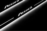 Honda Accord IIX 2008+ LED door sill plates with Accord logo