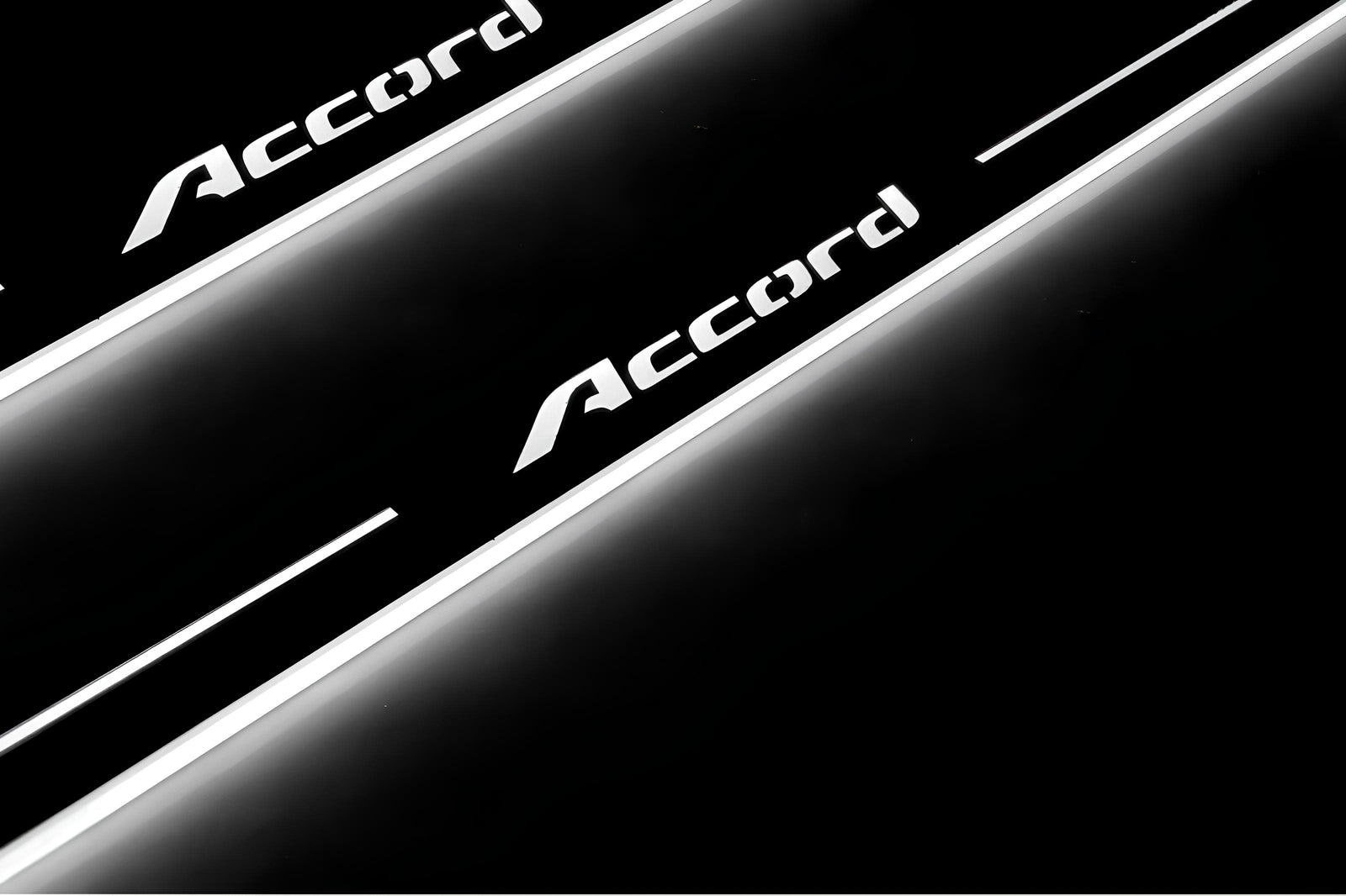 Honda Accord IIX 2008+ LED door sill plates with Accord logo
