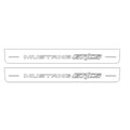 Illuminated LED Door Sill Tread Plates Ford Mustang VI 2015-2023 With Mustang GT/CS Logo Ford Led Door Sills opdesign