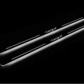 RAM 2500 V 2019+ LED door sill plates in stainless steel with TRX logo