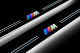 BMW X1 E48 2009+ LED door sill plates stainless steel with M logo