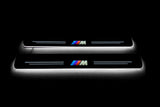 LED door sill plates stainless steel BMW X1 E48 2009+ with M logo