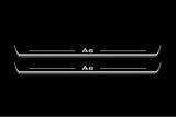 Audi A6 C8 2018+ Stainless Steel LED Door Sills – A6 Logo