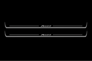 Honda Accord IX Coupe 2013-2018 LED Door Sills Illuminated Scuff Accord Logo Stainless Steel Entry Guards Door Sills Decoin