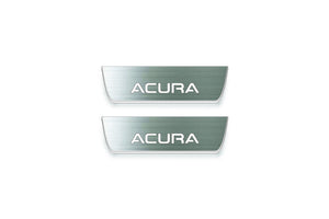 LED door sill plates Acura TLX II 2020+ stainless steel with Type-S logo