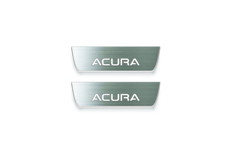 LED door sill plates Acura TLX II 2020+ stainless steel with Type-S logo