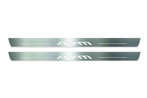 Opel Adam 2012-2019 LED Door Sills Illuminated Scuff Adam Logo Stainless Steel Entry Guards