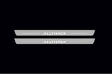 LED door sill plates for Volkswagen Passat B7 2010+ with Alltrack logo