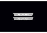 Volkswagen Passat B7 2010+ door sill plates in stainless steel with Alltrack logo