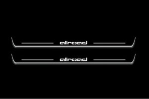 Audi A6 C7 2011-2018 LED Door Sills Illuminated Scuff Allroad Logo Stainless Steel Entry Guards
