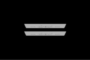 Audi A6 C6 2004-2011 LED Door Sills Illuminated Scuff Allroad Logo Stainless Steel Entry Guards Door Sills decoinfabric