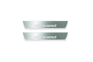 Audi A6 C7 2011-2018 LED Door Sills Illuminated Scuff Allroad Logo Stainless Steel Entry Guards
