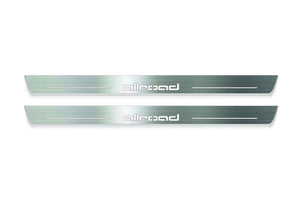 Audi A6 C7 2011-2018 LED Door Sills Illuminated Scuff Allroad Logo Stainless Steel Entry Guards
