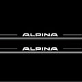 BMW 5 E34 1987-1996 LED Door Sills Illuminated Scuff Alpina Logo Stainless Steel Entry Guards