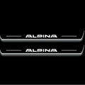 BMW X7 (G07) 2018+ LED Door Sills Illuminated Scuff Alpina Logo Stainless Steel Entry Guards