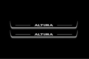 Nissan Altima V L33 2013+ Stainless Steel LED Door Sills – Altima Logo